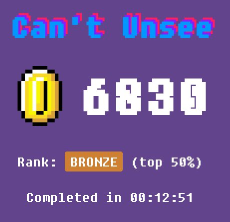 my score: 6830